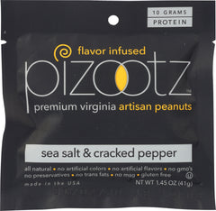 PIZOOTZ FLAVOR INFUSED: PEANUT SEA SALT PEPPER (1.450 OZ)