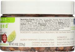 KARMA: Lime Wrapped Cashews, 8 oz