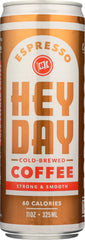 HEYDAY COLD BREW: Coffee Cold Brew Espresso, 11 fo