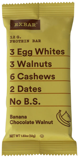 RXBAR: Banana Chocolate Walnut Bar, 1.83 oz