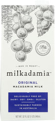MILKADAMIA: Original Macadamia Milk, 32 fo