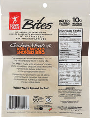 CAVEMAN FOODS: Bites Chicken Meat With Applewood Smoked 2.5 Oz