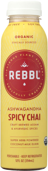 REBBL INC: Elixir Ashwaganda Chai Organic, 12 oz