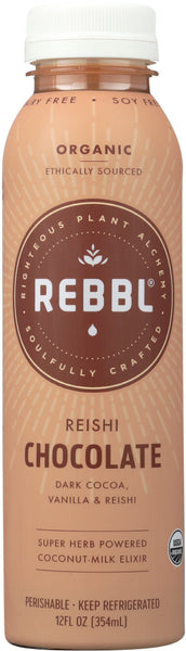 REBBL INC: Elixir Reishi Chocolate Organic, 12 oz