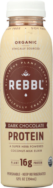 REBBL INC: Drink Protein Dark Chocolate, 12 fo