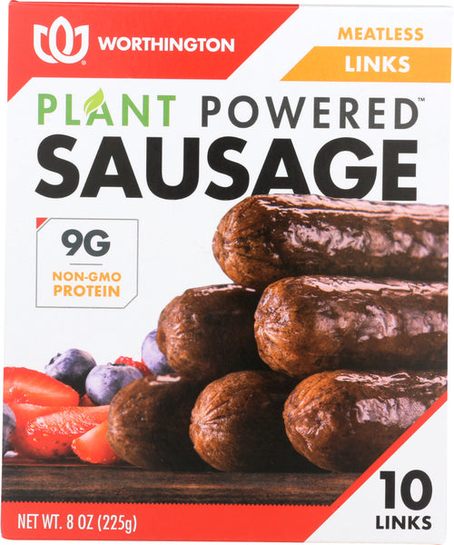 WORTHINGTON: Meatless Links Sausage, 8 oz