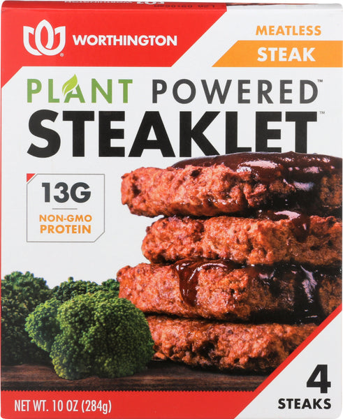 WORTHINGTON: Steaklet Meatless, 10 oz