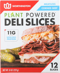 WORTHINGTON: Meatless Corned Beef Slice, 8 oz