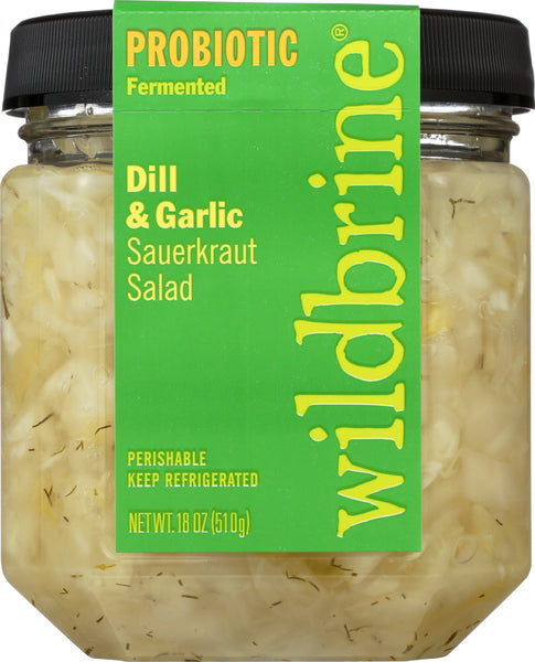 WILDBRINE: Dill and Garlic Sauerkraut Salad, 18 oz