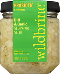 WILDBRINE: Dill and Garlic Sauerkraut Salad, 18 oz