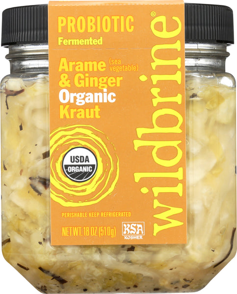 WILDBRINE: Arame and Ginger Sauerkraut, 18 oz