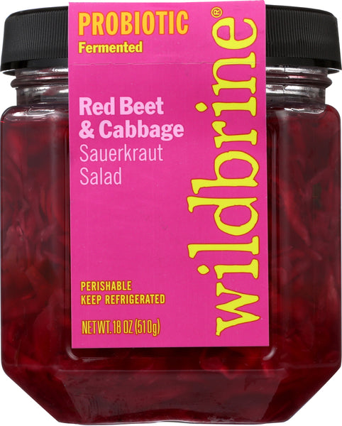 WILDBRINE: Red Beet and Cabbage Sauerkraut Salad, 18 oz