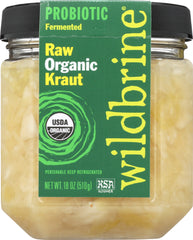 WILDBRINE: Raw Organic Green Kraut, 18 oz