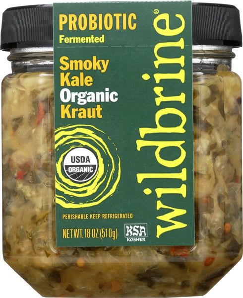 WILDBRINE: Organic Smoky Kale Kraut, 18 oz