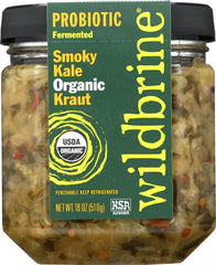 WILDBRINE: Organic Smoky Kale Kraut, 18 oz