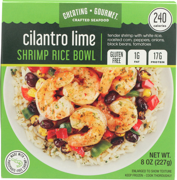 CHEATING GOURMET: Bowl Cilantro Lime Shrimp Rice, 8 oz