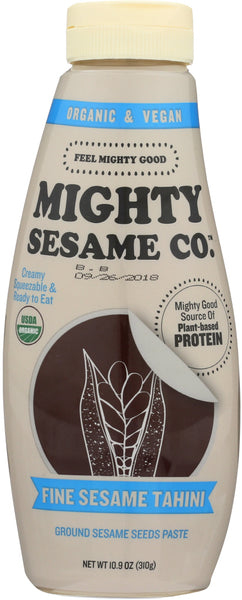 MIGHTY SESAME CO: Fine Sesame Paste Tahini Organic, 10.9 oz