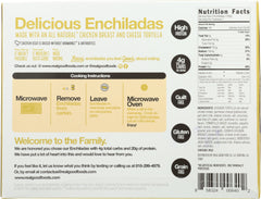 REAL GOOD FOODS: Entree Chicken Enchilada, 4.7 oz