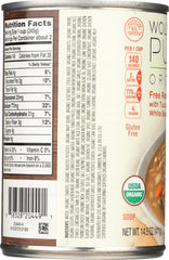 WOLFGANG PUCK: Organic Soup Free Range Chicken with Tuscan Style White Bean & Pesto, 14.5 oz