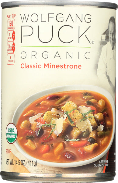 WOLFGANG PUCK: SOUP MINESTRONE CLASSIC (14.500 OZ)