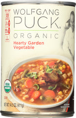 WOLFGANG PUCK: Organic Hearty Garden Vegetable Soup, 14.5 oz