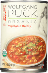 WOLFGANG PUCK: SOUP VEG BRLY ORG (14.500 OZ)