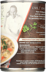 WOLFGANG PUCK: Organic Chicken & Dumplings Soup, 14.5 oz