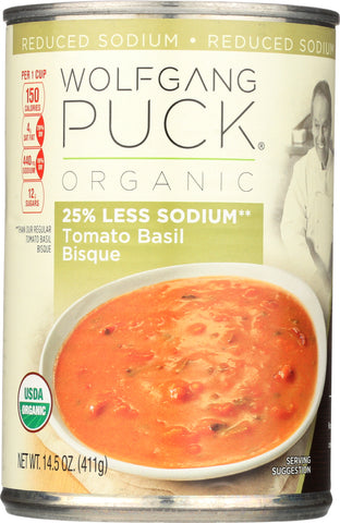 WOLFGANG PUCK: SOUP TOM BASL BISQ RS ORG (14.500 OZ)