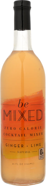 BE MIXED LLC: Mixer Cocktail Ginger Lime, 25 oz