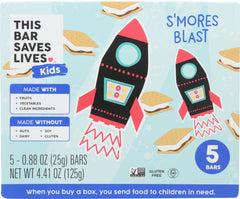 THIS BAR SAVES: Smores Blast Granola Bar, 4.41 oz