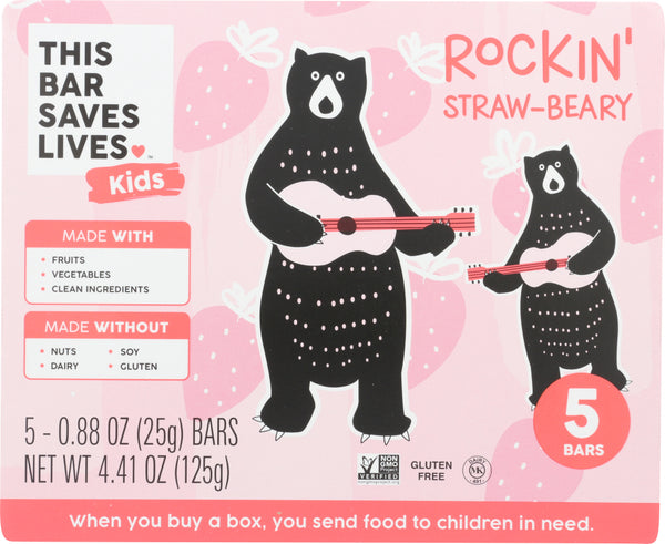 THIS BAR SAVES: Rockin Straw-beary Granola Bars, 4.41 oz