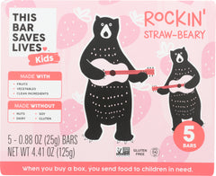 THIS BAR SAVES: Rockin Straw-beary Granola Bars, 4.41 oz