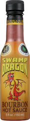 SWAMP DRAGON: Sauce Hot Bourbon, 5 fo