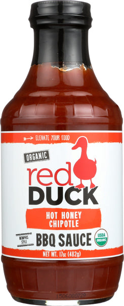 REDDUCK: Hot Honey Chipotle BBQ Sauce, 17 fo