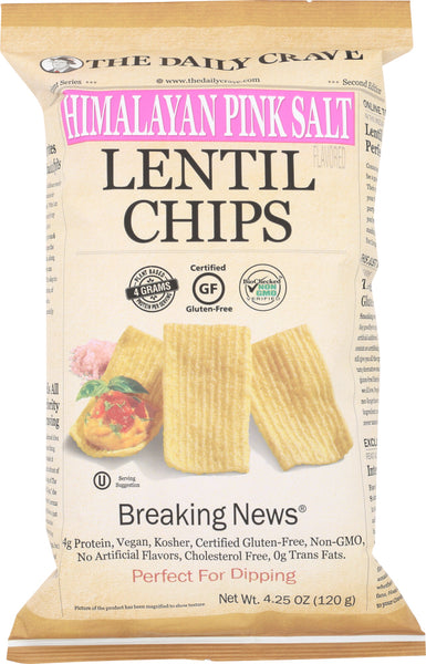 THE DAILY CRAVE: Chip Lentil Himalayan Pink Salt, 4.25 oz