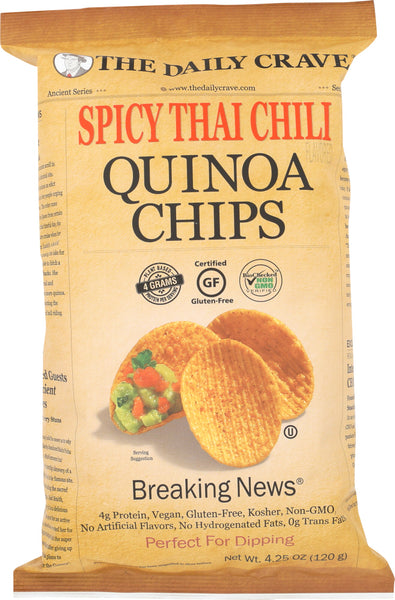 THE DAILY CRAVE: Quinoa Chips Spicy Thai Chili, 4.25 oz