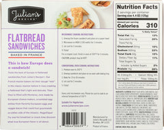 JULIANS RECIPE: Veggie Bacon Egg Whites Monterey Jack Sandwich, 8.8 oz
