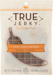 TRUE JERKY: Thai Chili Mango Beef Jerky, 2.25 oz