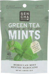 SENCHA NATURALS: Moroccan Mint Green Tea Mints, 0.88 oz