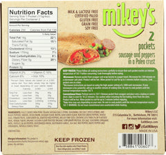 MIKEYS: Pockets Sausage Pepper, 8 oz