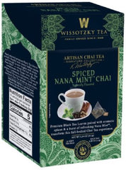 WISSOTZKY: Tea Spiced Nana Mint Chai, 16 bg