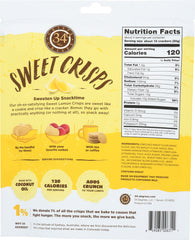 34 DEGREES: Sweet Lemon Crisps Bag, 4 oz