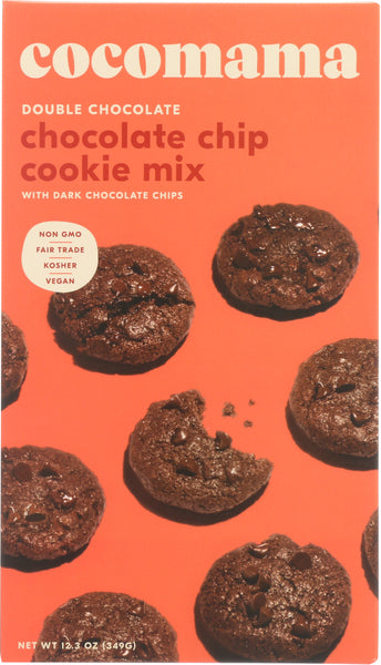 CISSE COCOA CO: Double Chocolate Chip Cookies Mix, 12.28 oz