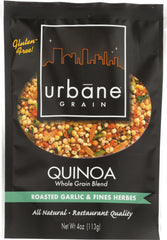 URBANE GRAIN: Quinoa Whole Grain Blend Gluten Free Roasted Garlic & Fines Herbes, 4 oz