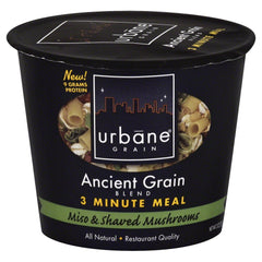 URBANE GRAIN: Miso & Shaved Mushrooms 3 Minute Meal, 2 oz