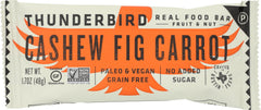 THUNDERBIRD ENERGETICA: Bar Cashew Fig Carrot, 1.7 oz