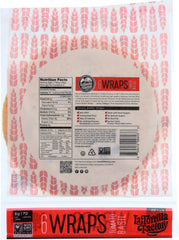LA TORTILLA FACTORY: Tomato Basil Tortilla Wraps, 8.46 oz