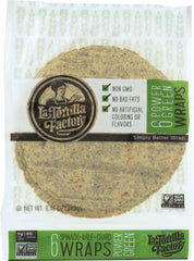 LA TORTILLA FACTORY: Power Green Tortilla Wraps, 8.46 oz