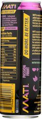 MATI ENERGY: Drink Energy Passion Fruit, 12 oz