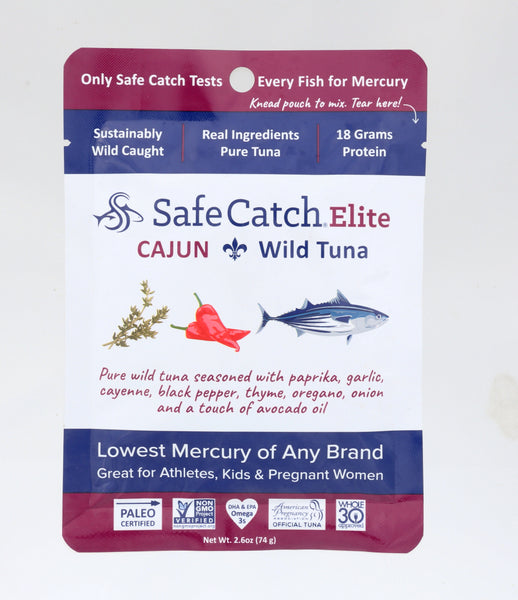 SAFECATCH: Elite Wild Tuna Pouch Cajun, 2.6 oz